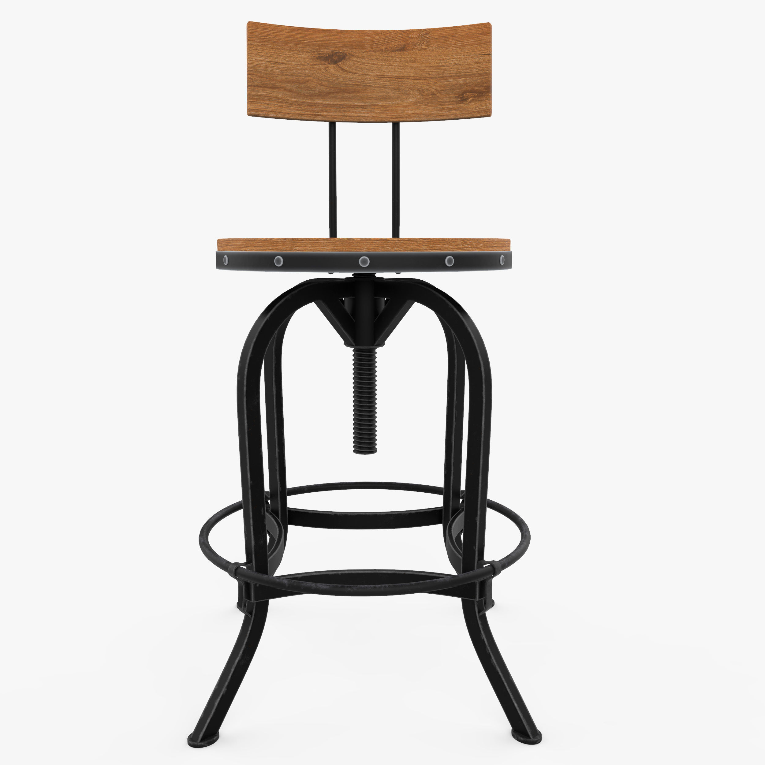 Bar Stool GDF 3D model_1