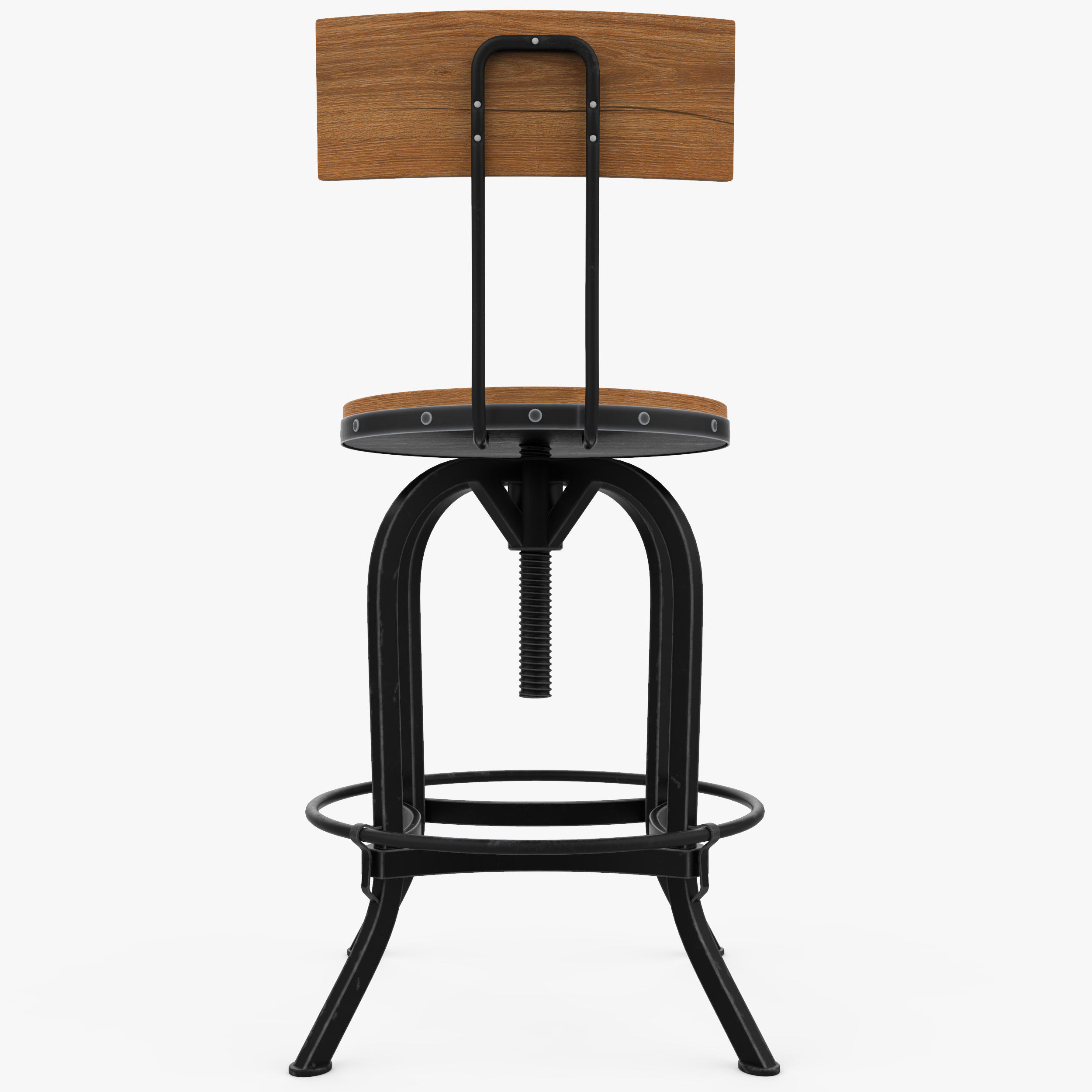 Bar Stool GDF 3D model_3