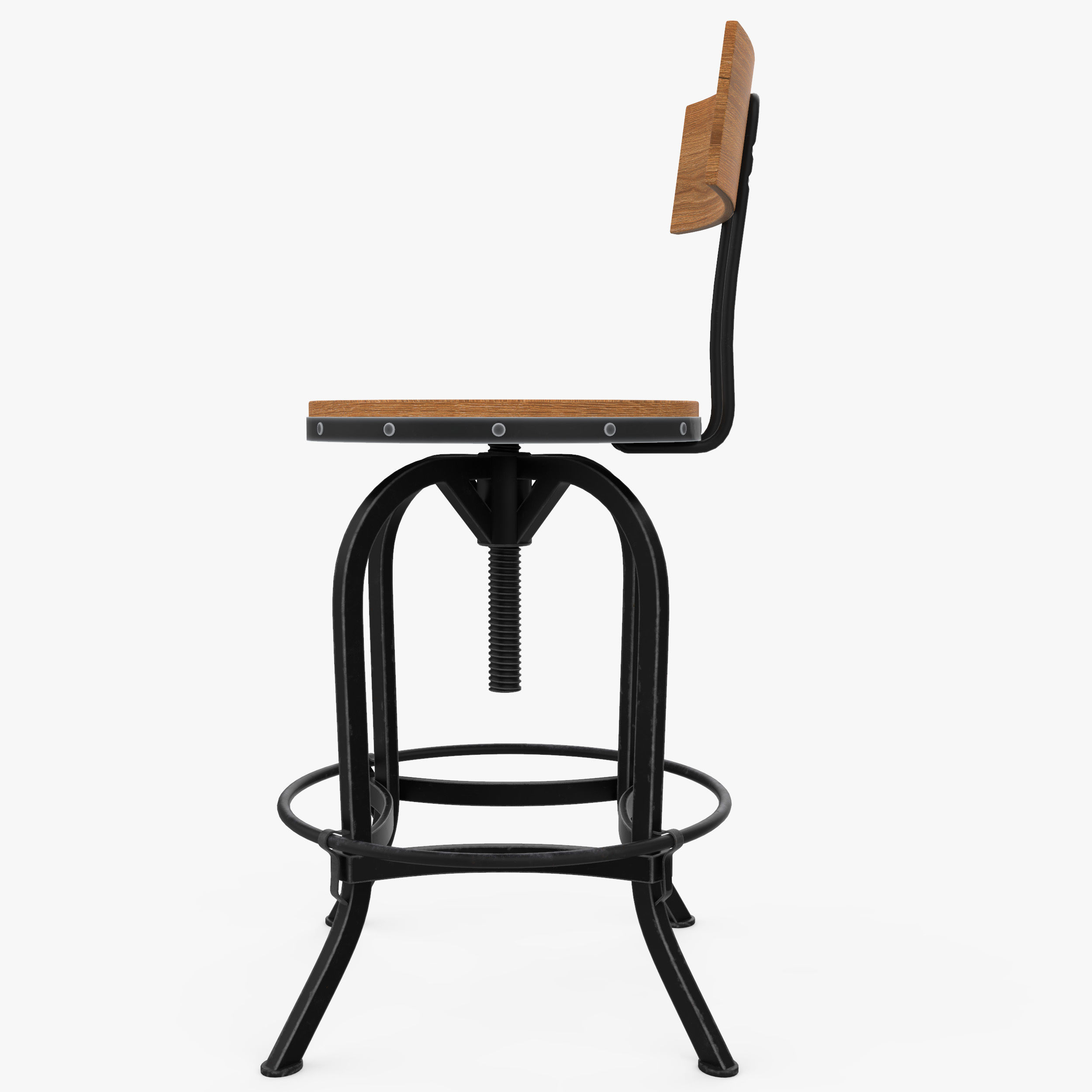 Bar Stool GDF 3D model_2