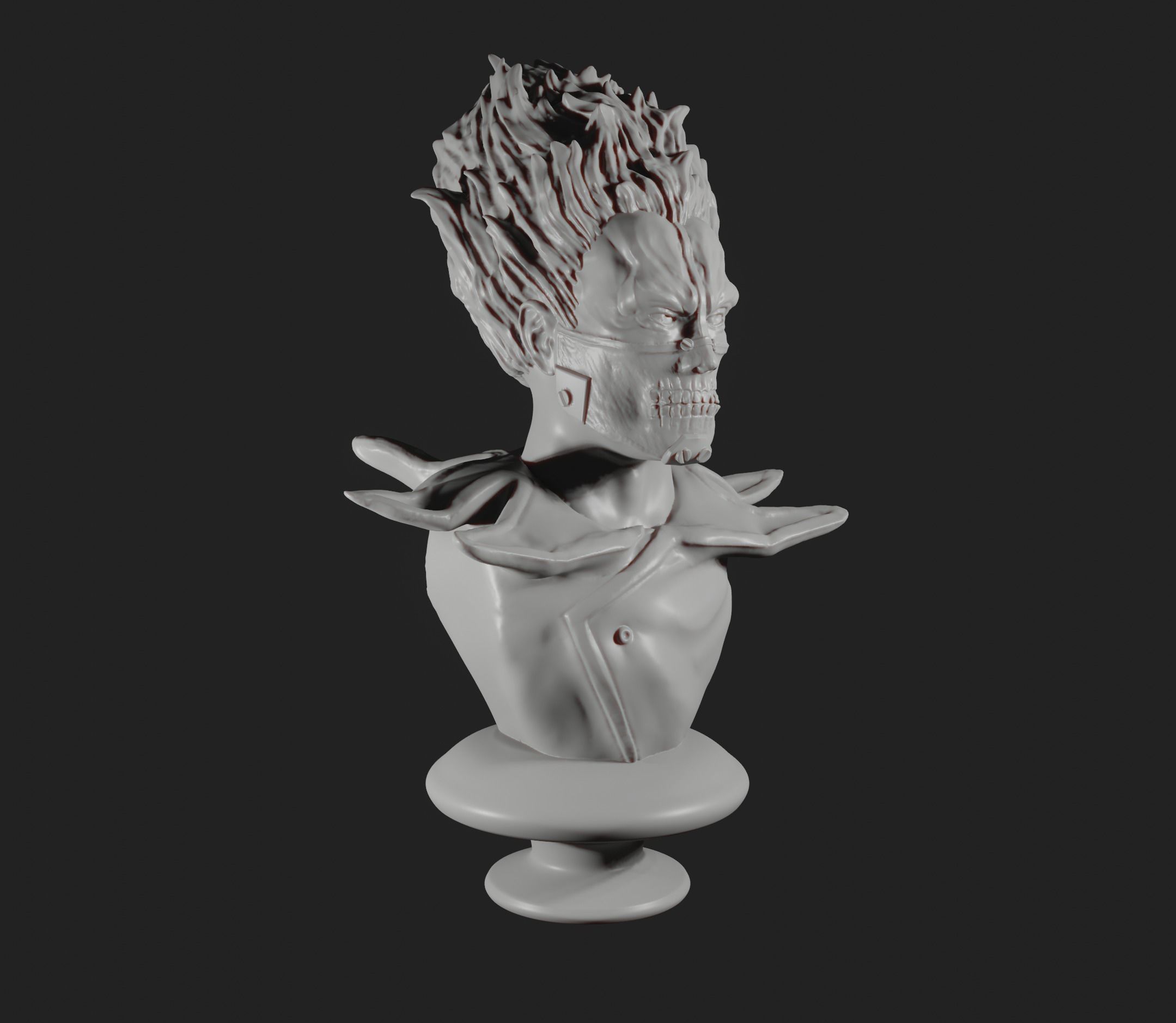 En bust Dorohedoro 3D print model_4