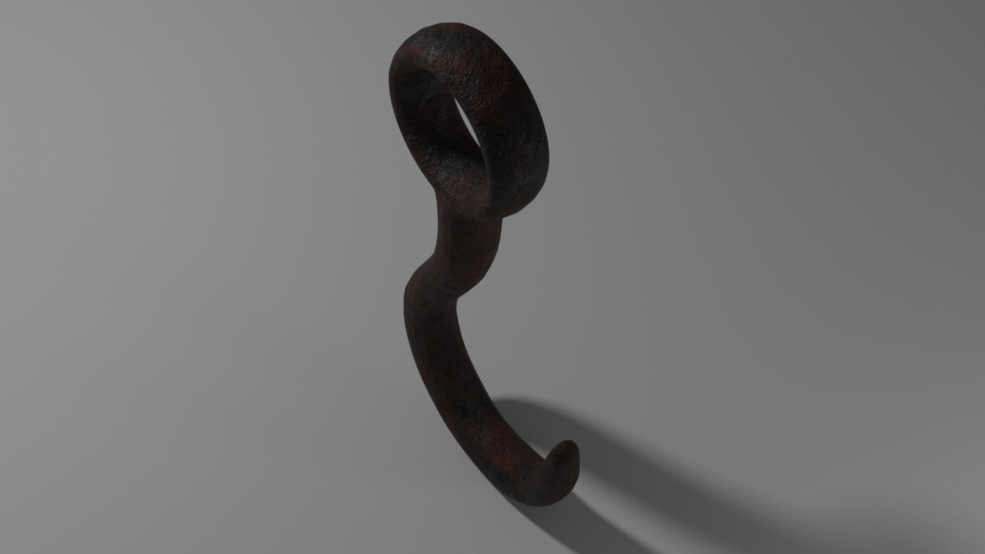 Hook Rusty 3D model_3