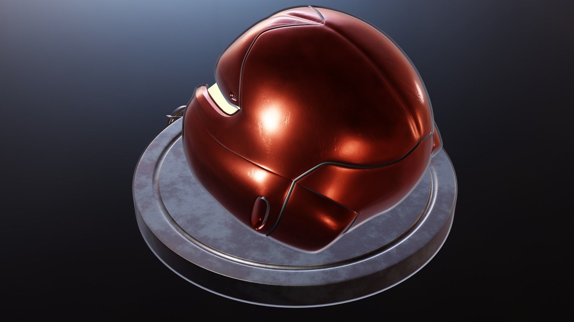 Metroid - Samus Aran helmet 3D model_7