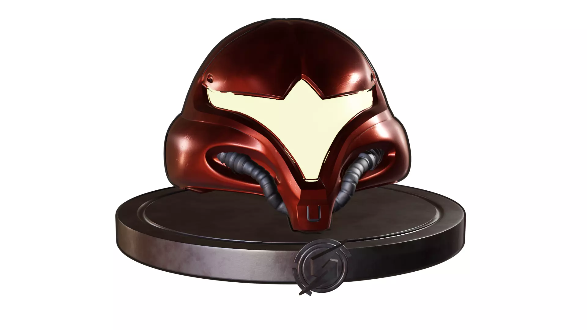 Metroid - Samus Aran helmet 3D model_0