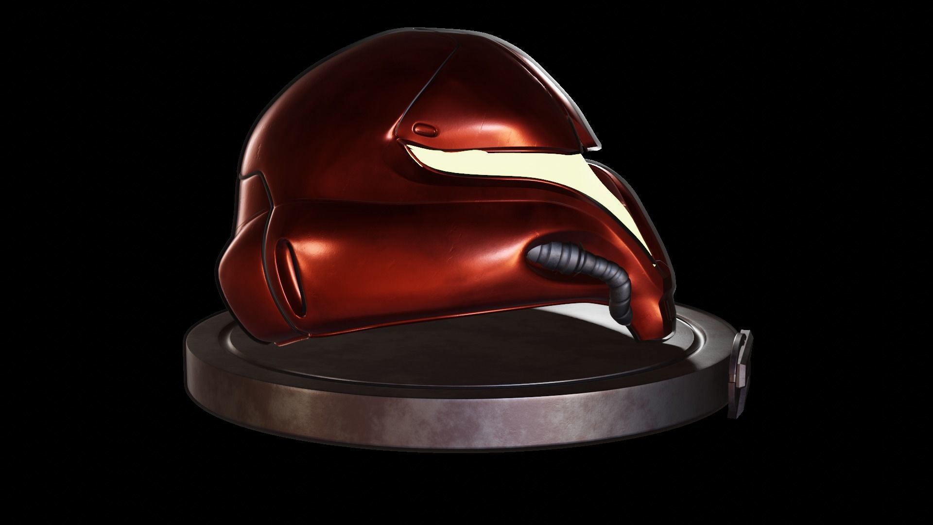 Metroid - Samus Aran helmet 3D model_1