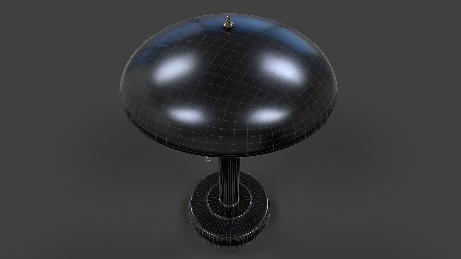 Table Lamp - Low Poly Low-poly 3D model_9