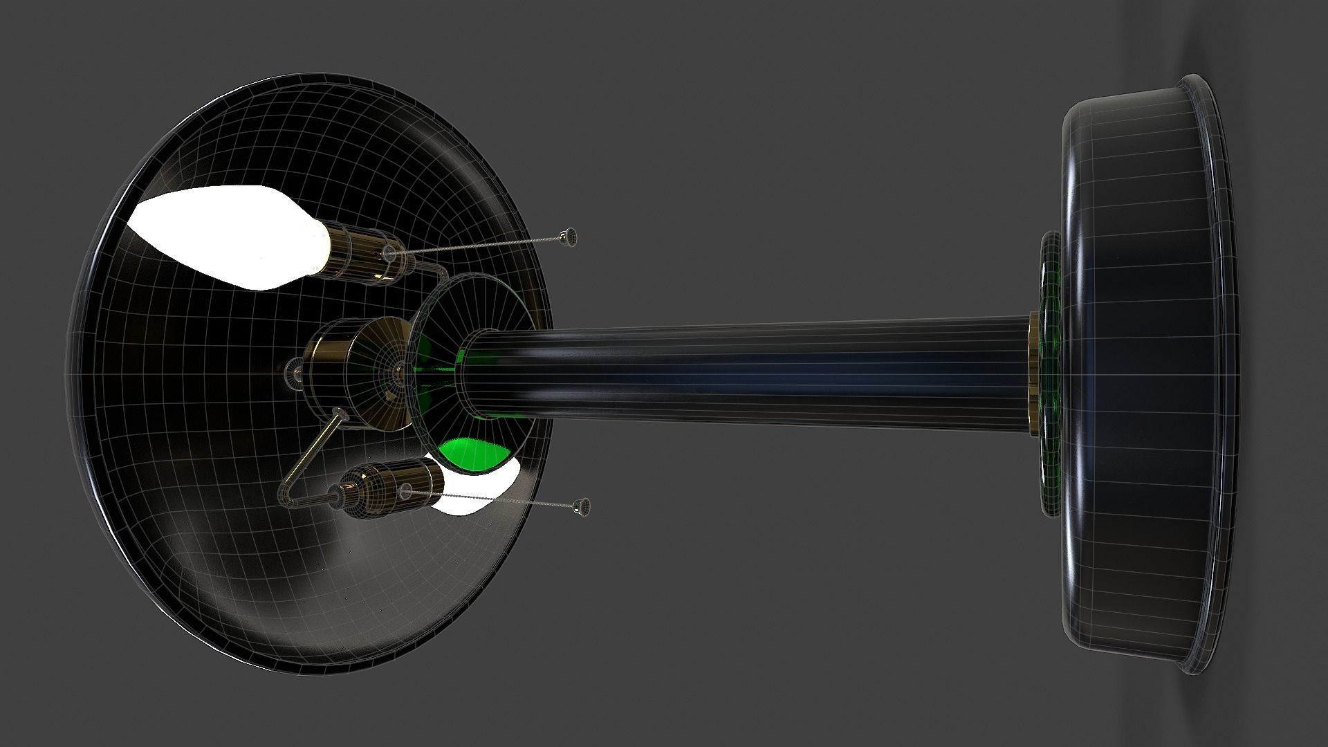 Table Lamp - Low Poly Low-poly 3D model_17