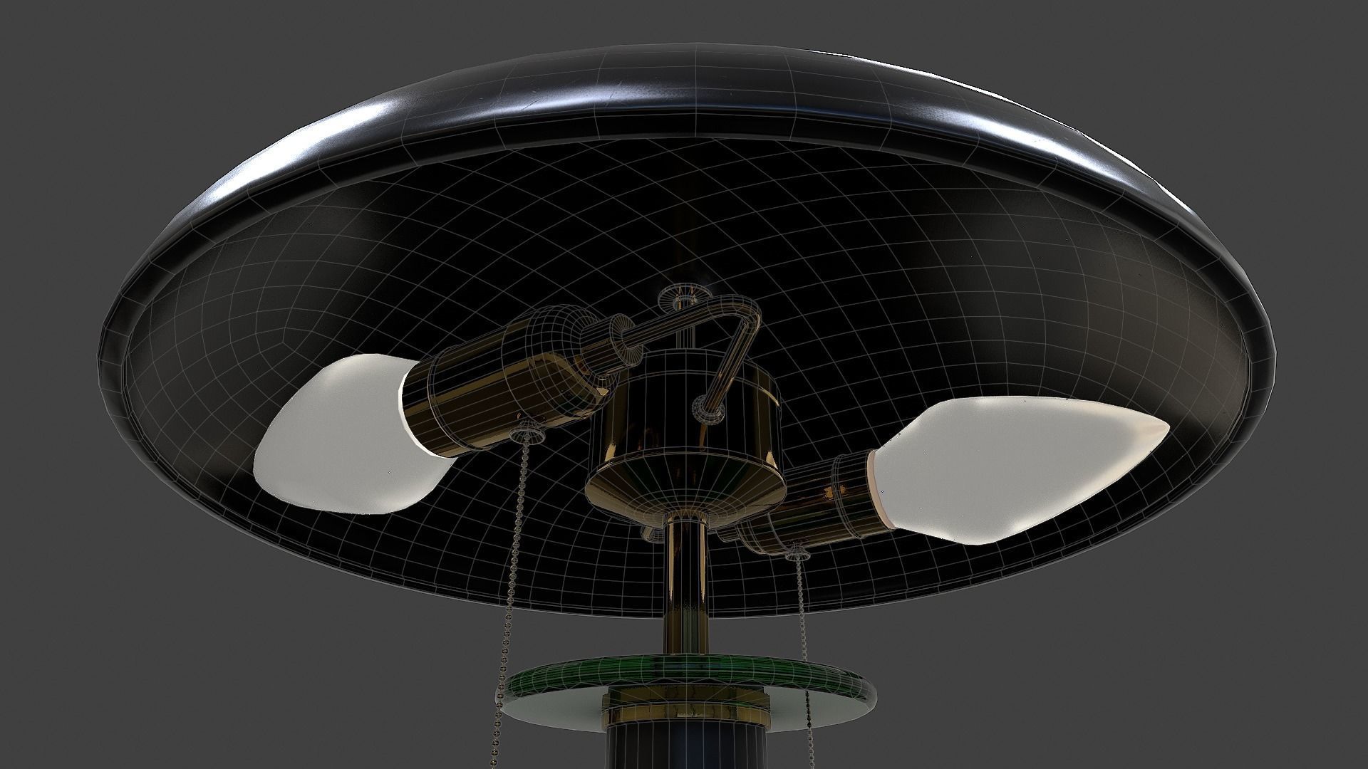 Table Lamp - Low Poly Low-poly 3D model_13