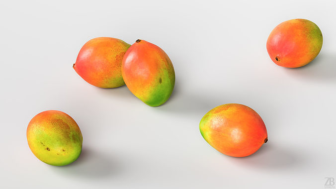 Mango 3D model 3