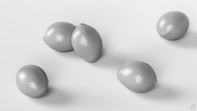 Mango 3D model 4