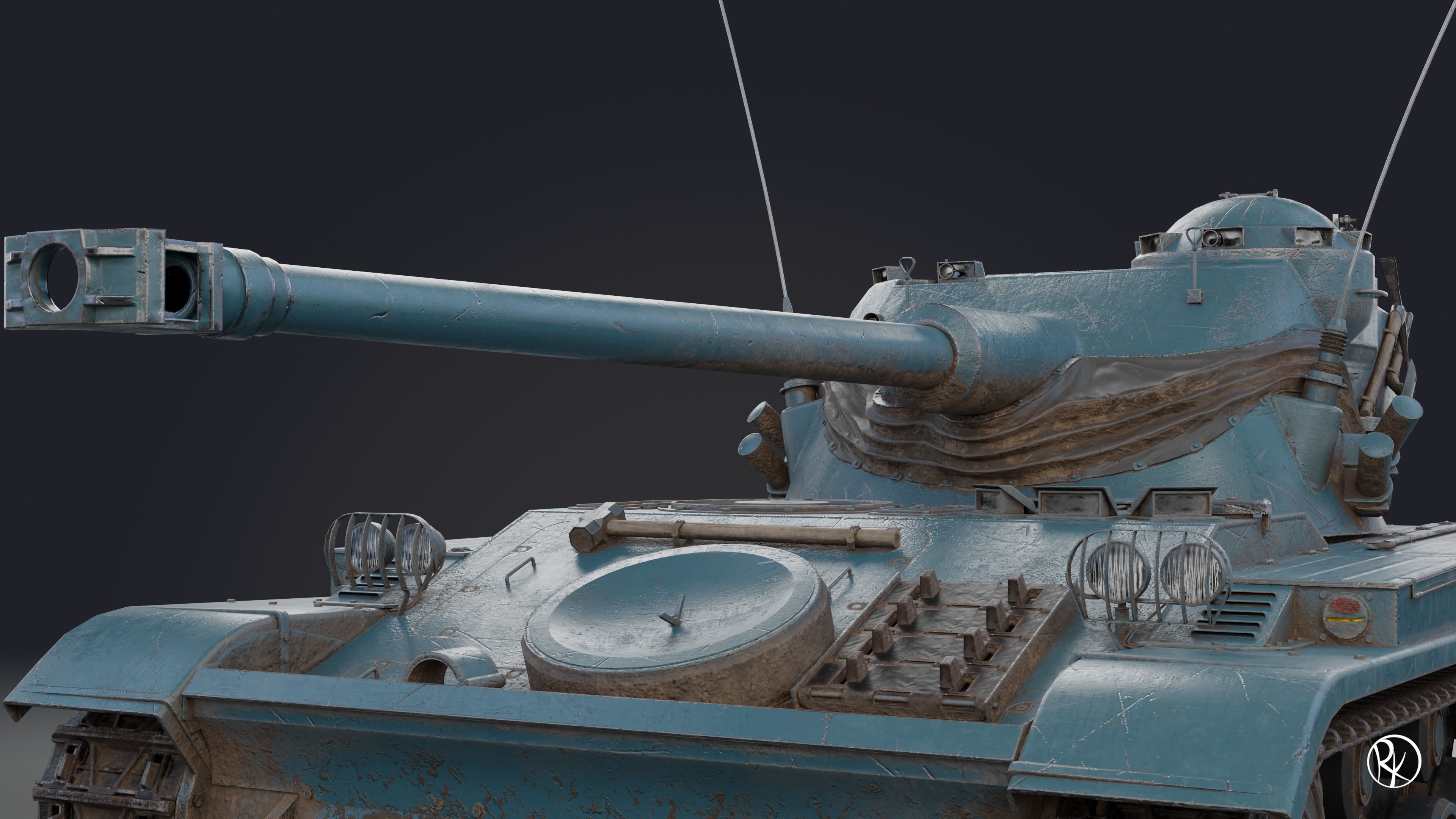 AMX-13 75 PBR Model 3D model_7