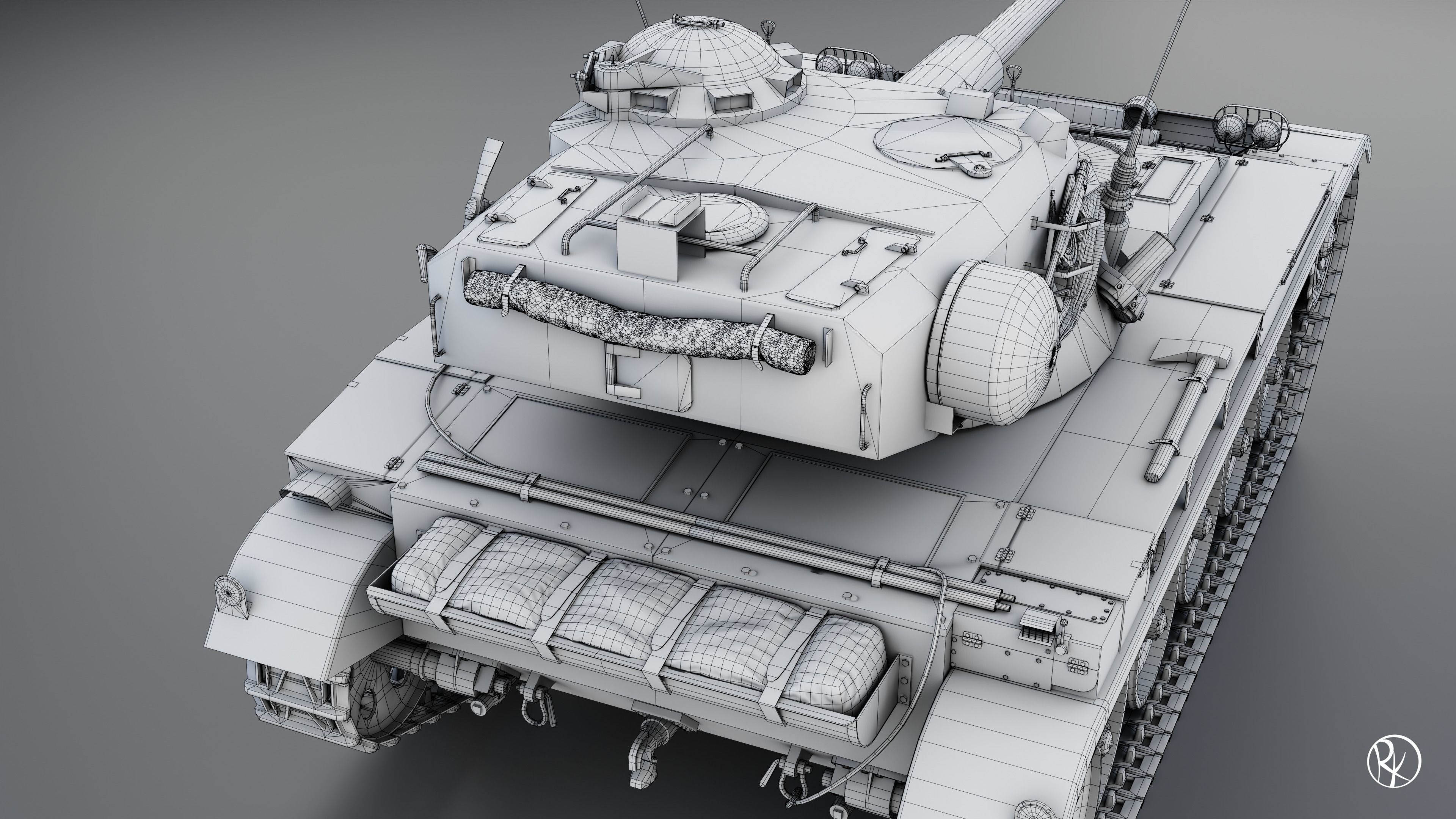 AMX-13 75 PBR Model 3D model_21