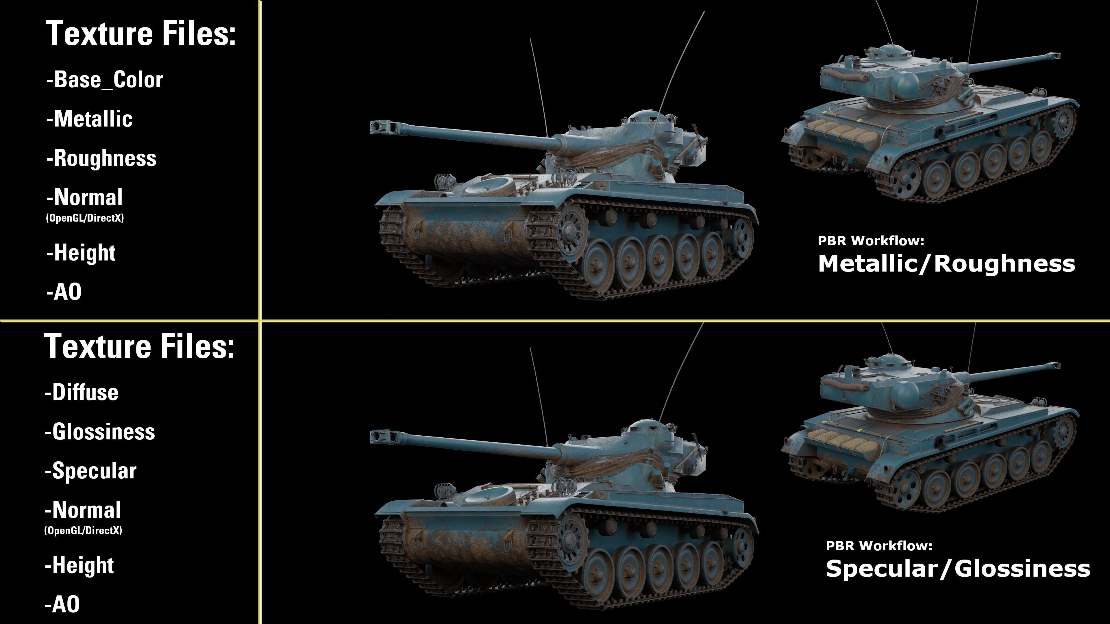 AMX-13 75 PBR Model 3D model_24