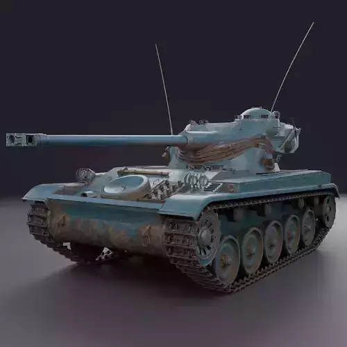 AMX-13 75 PBR Model 3D model