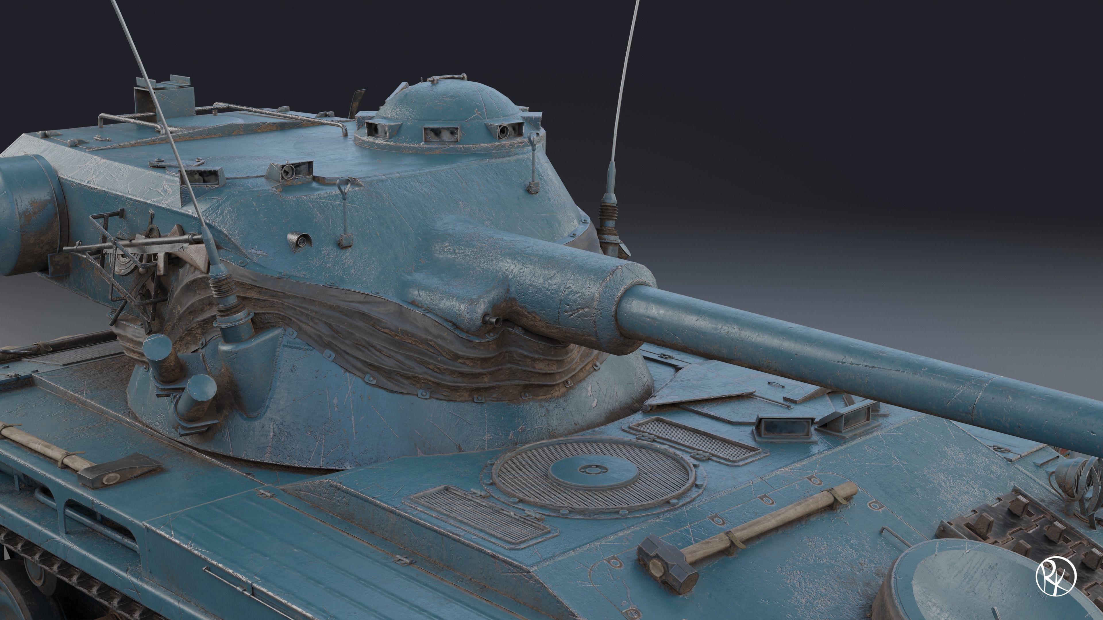 AMX-13 75 PBR Model 3D model_11