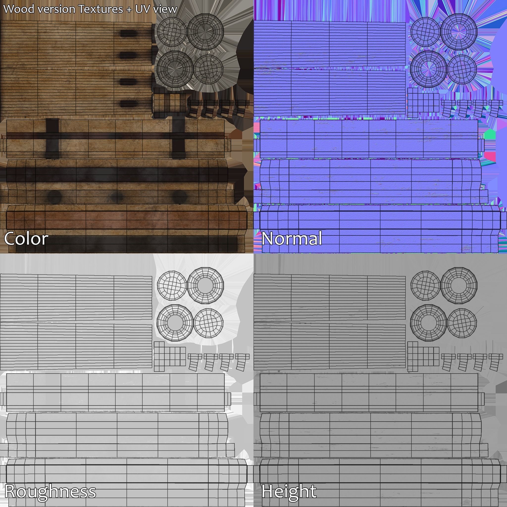 Japanese Torii gate  Low-poly 3D model_12