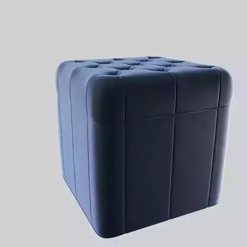 Dark blue Ottoman