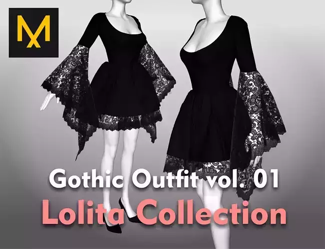 Gothic Outfit vol 01 Lolita Collection