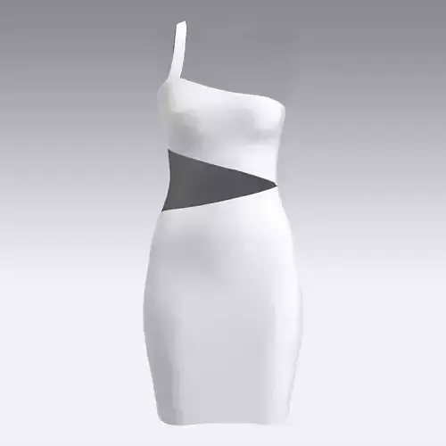 dress dress one shoulder