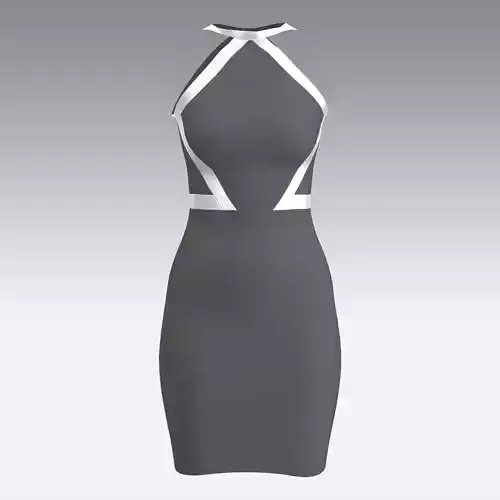 dress gray 3D model
