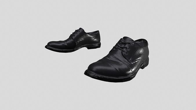 Black shoes 3D model