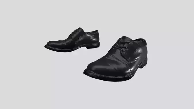 Black shoes 3D model