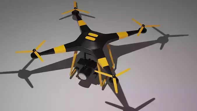 Drone with propellers