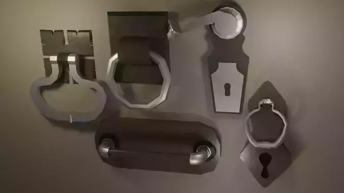 Handles parts of belt buckle