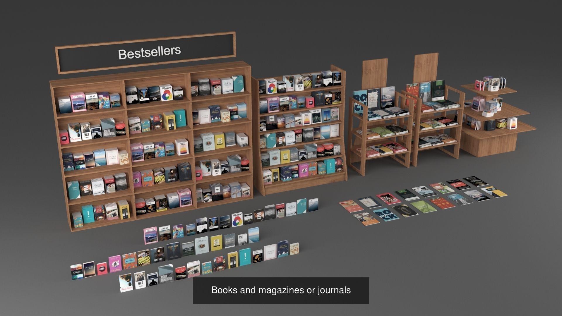 Books and magazines or journals collection _2
