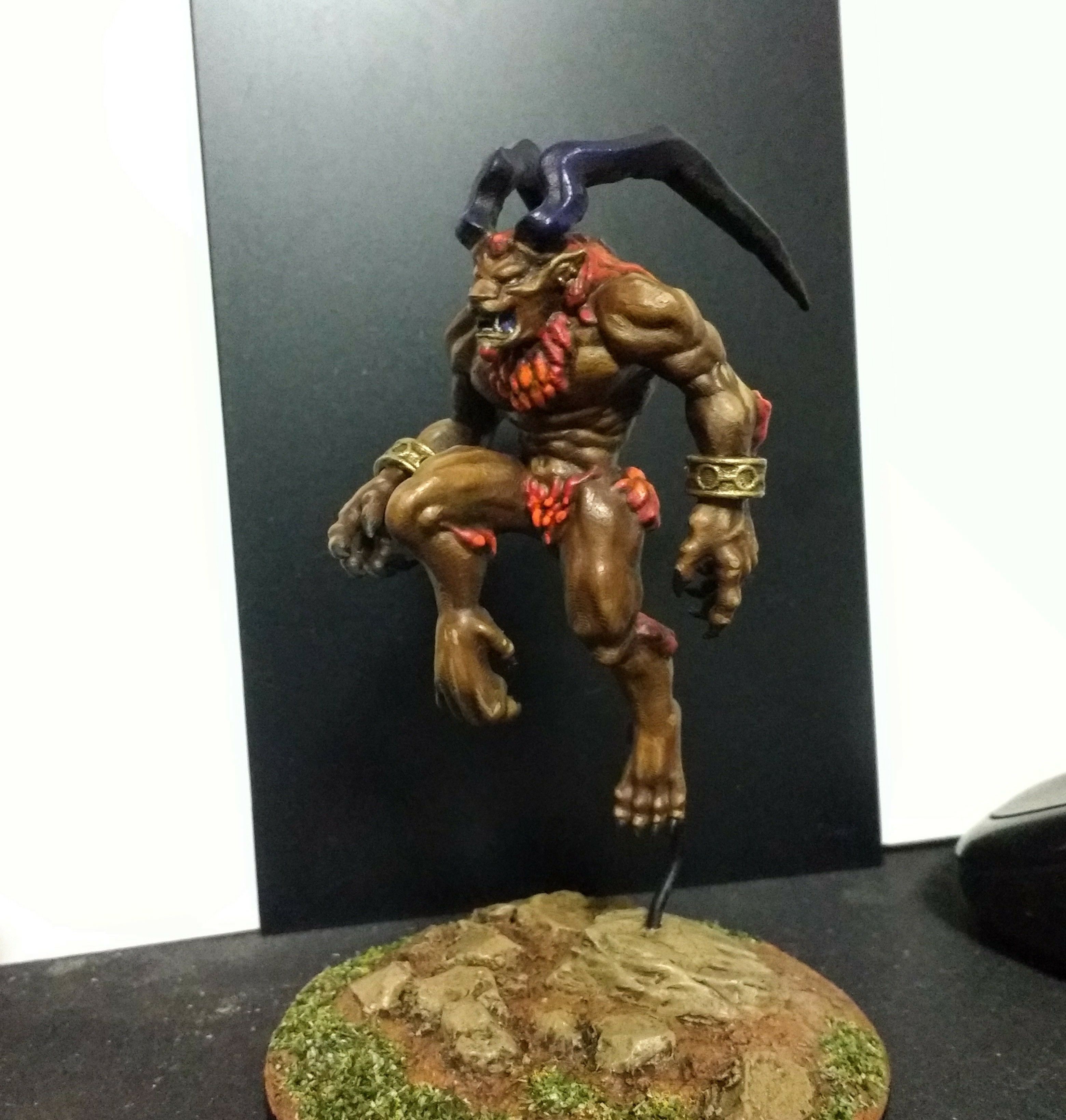 Ifrit Fire Demon from Final Fantasy VIII 3D Print Miniature 3D print model_2