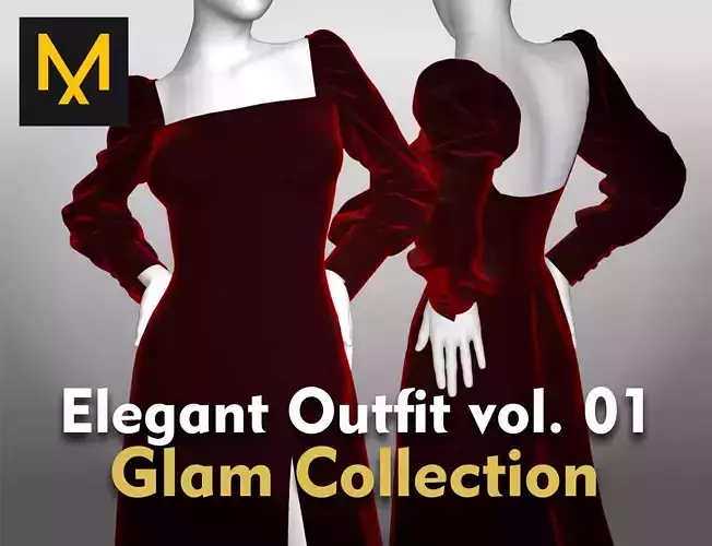 Elegant Outfit vol 01 Glam Collection