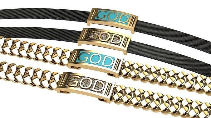 God bracelet 4 model 3D print model