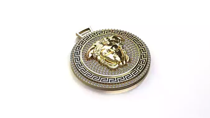 Luxury medusa pendant