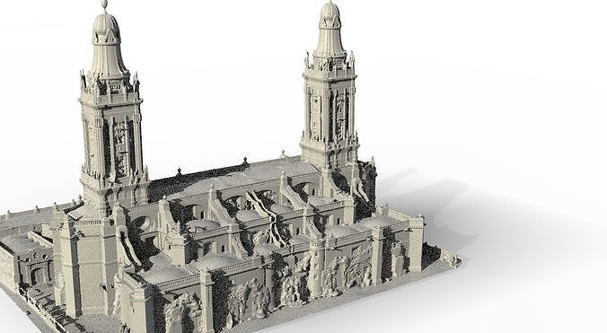 Church In Ruins variation 3D model