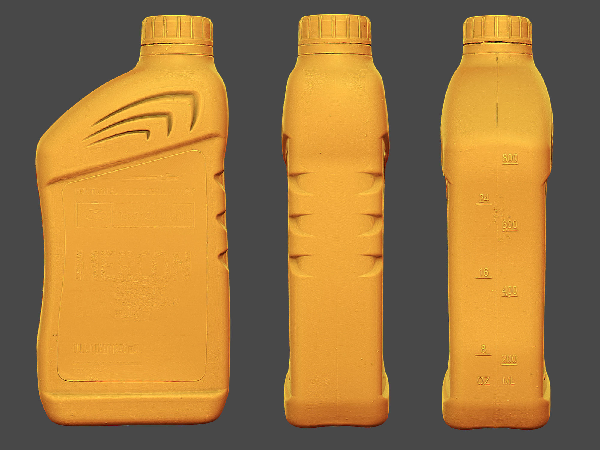 Transmission Fluid Bottle 3D model_7