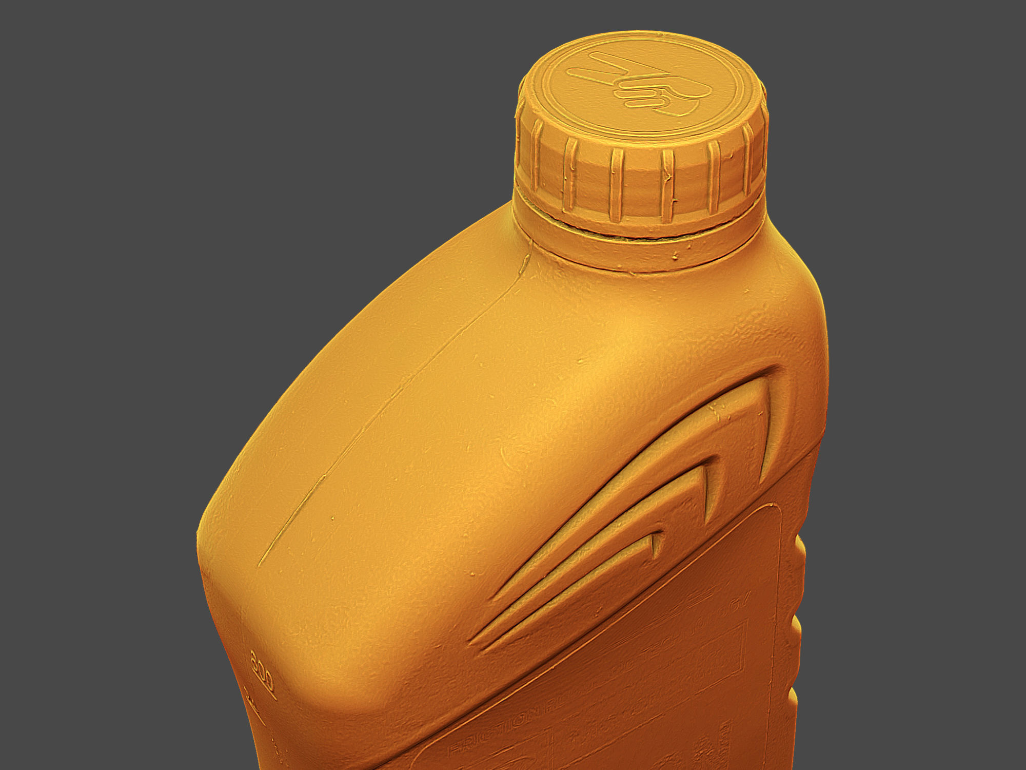 Transmission Fluid Bottle 3D model_9