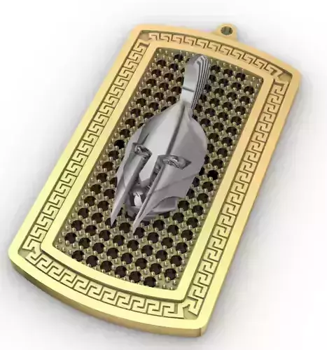 Dije espartano pendant spartan 