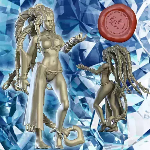 Shiva Final Fantasy X 3D Print Miniature 3D print model