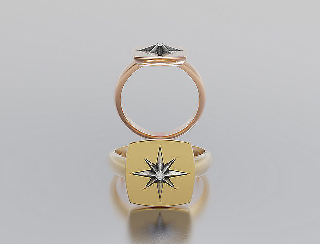 men ring 3D print model