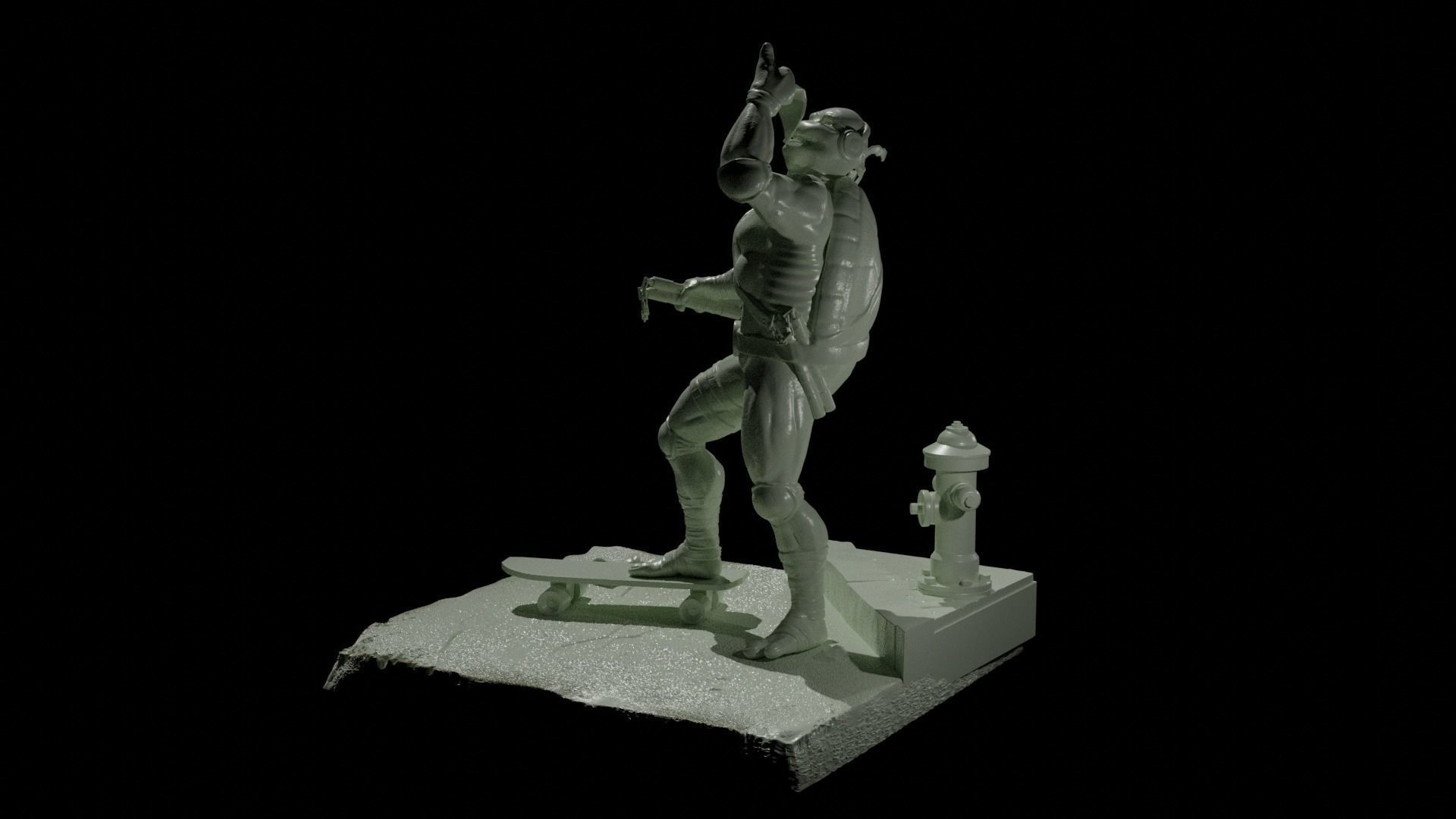 Teenage mutant ninja turtles - Michelangelo 3D print model_5