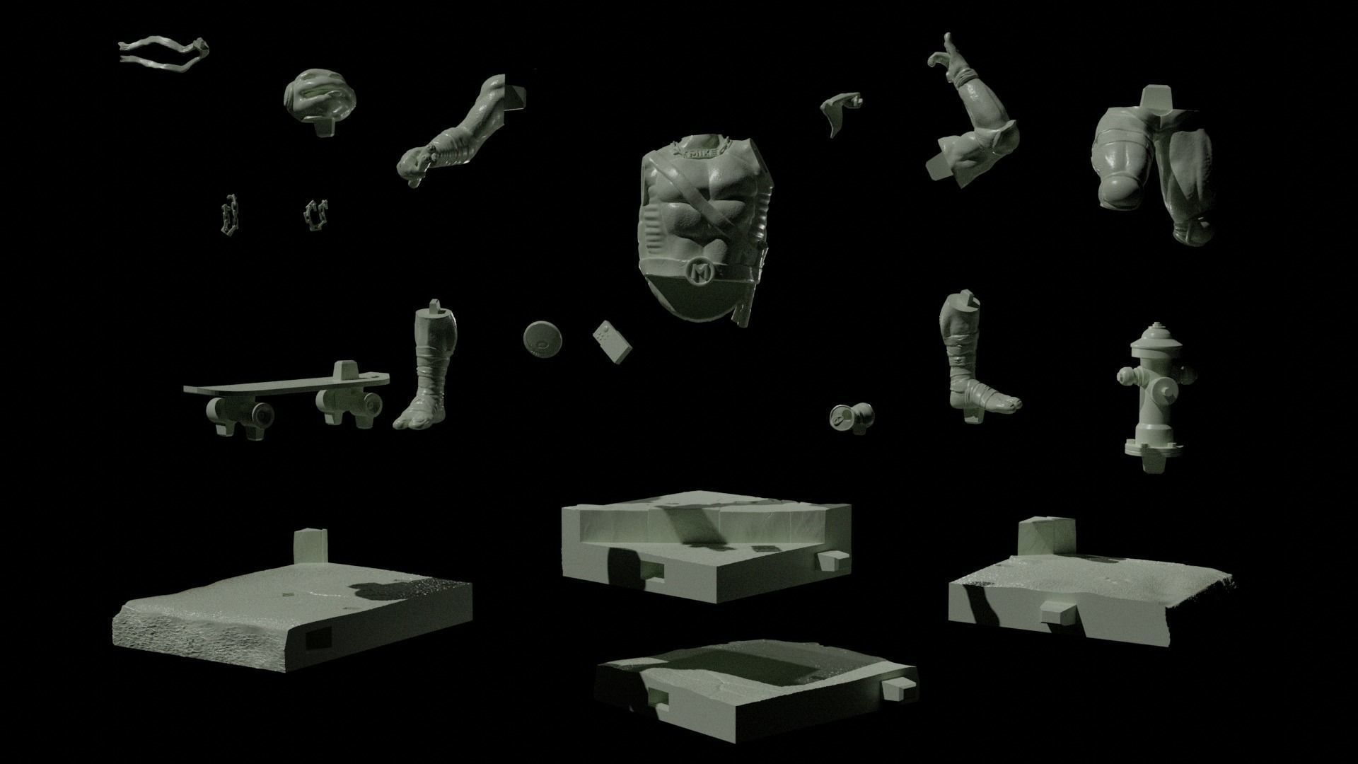 Teenage mutant ninja turtles - Michelangelo 3D print model_4