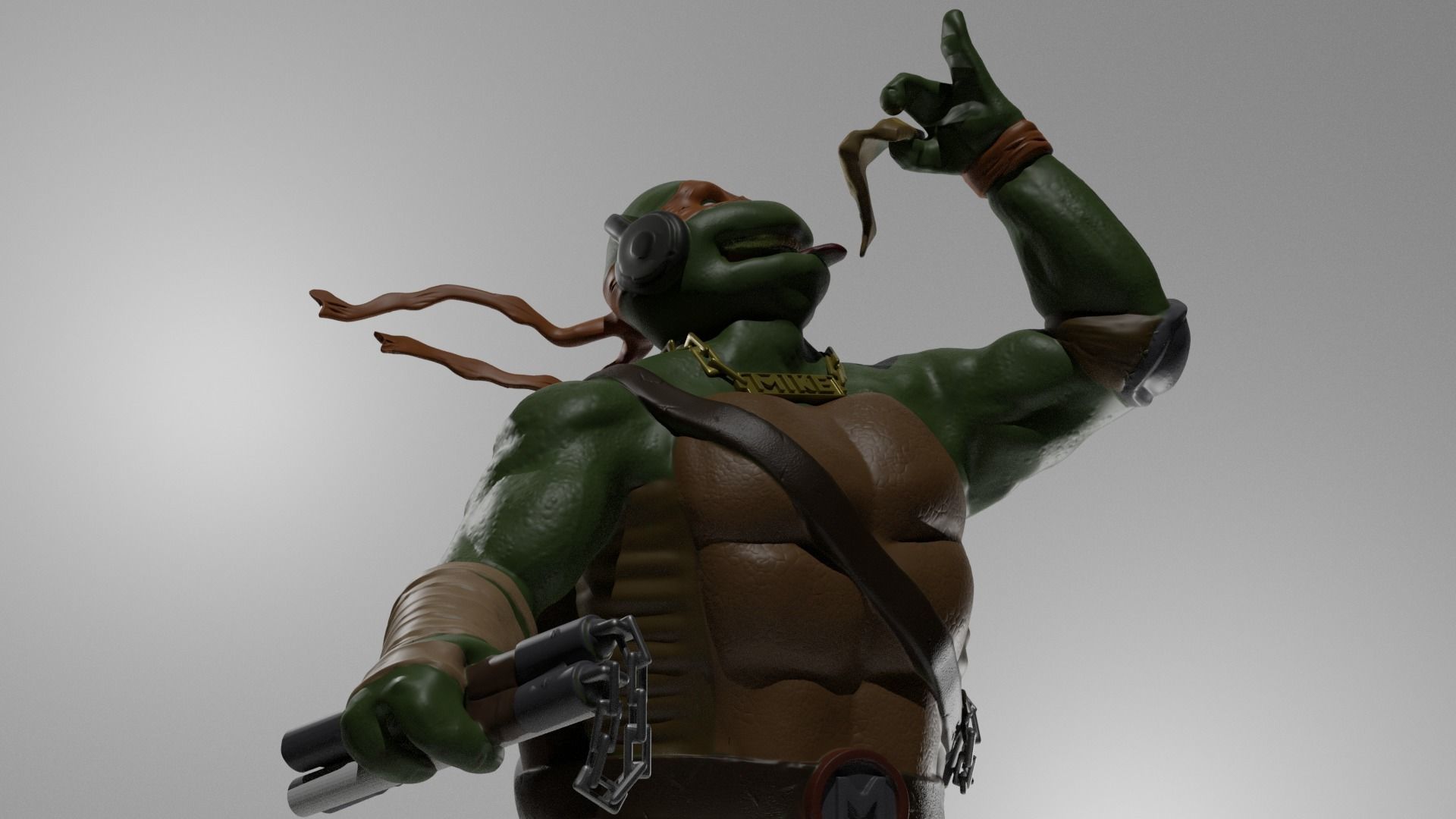 Teenage mutant ninja turtles - Michelangelo 3D print model_0