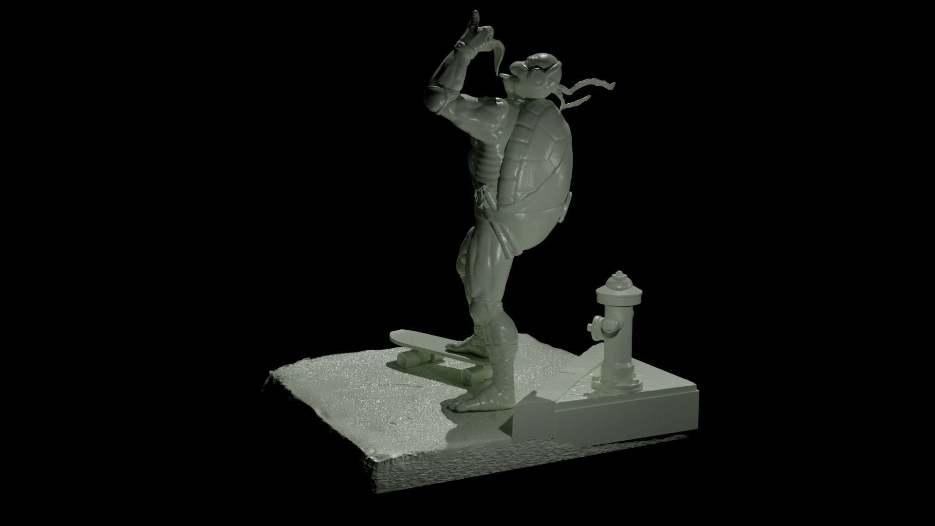 Teenage mutant ninja turtles - Michelangelo 3D print model_7