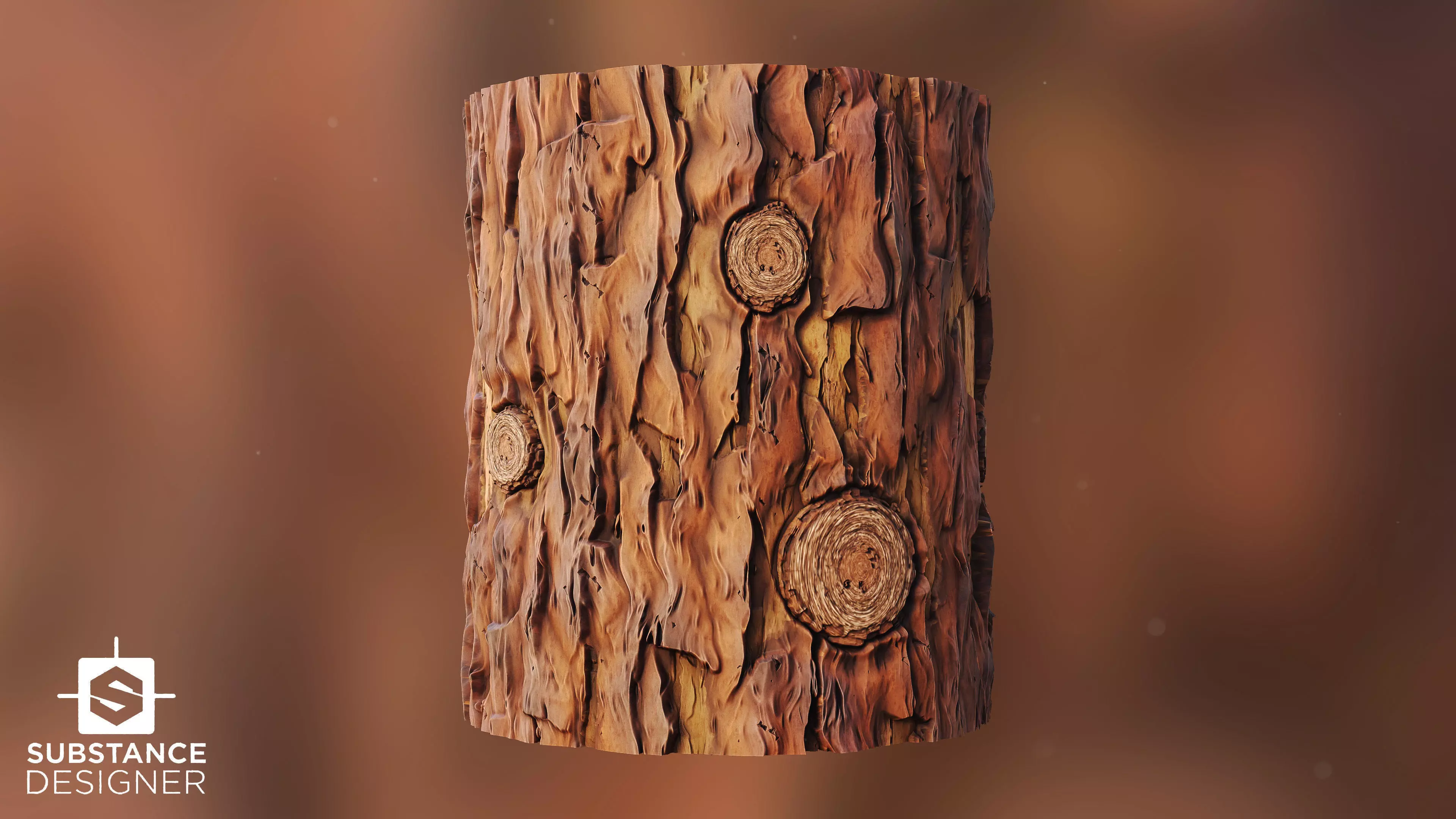 Stylized Tree Bark Texture