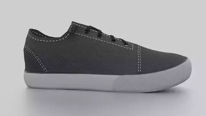 Sneaker Low Poly canvas
