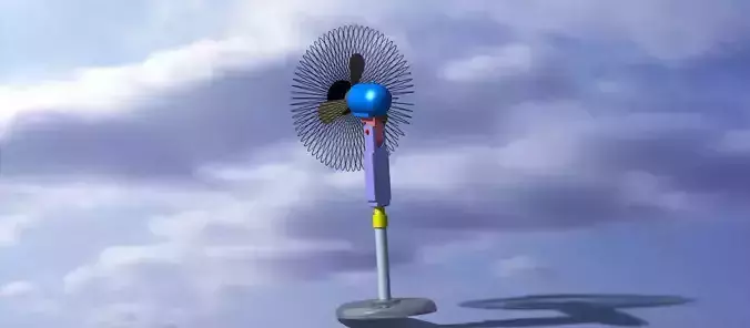 3D Fan Model in Catia V5