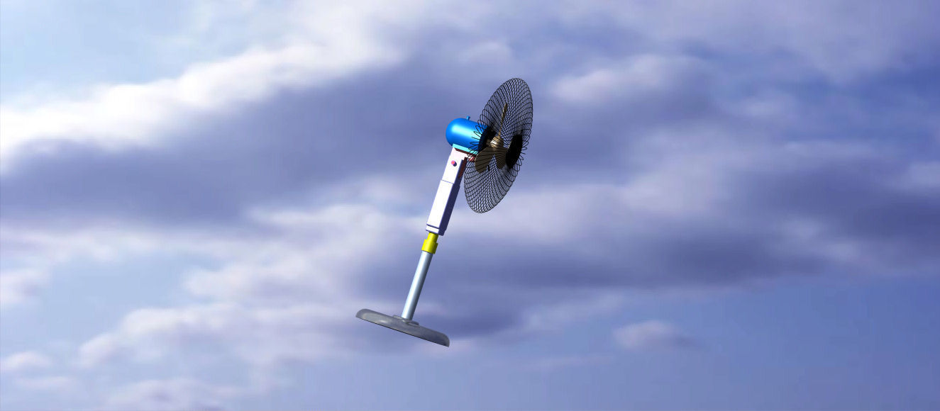 3D Fan Model in Catia V5 3D model_5