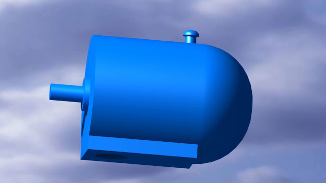 3D Fan Model in Catia V5 3D model_6