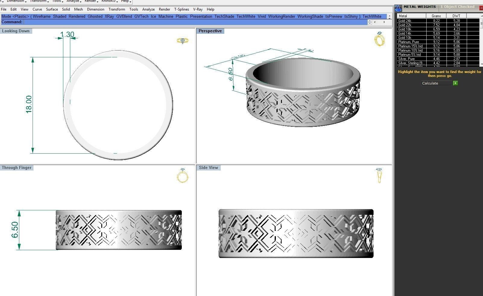 Set wedding rings  ready for 3d print 3D print model_2