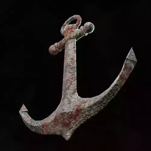 Ship Anchor Game Asset
