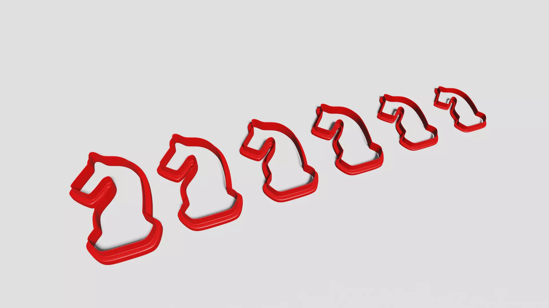 caballos- cortadores de arcilla polimerica 3D print model_0